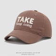thumbnail image 5 of CAUYDY Baby Baseball Cap Toddler Baseball Hat Infant Ball Cap Newborn Hats Boys Girls Toddler Snapback Hat 3T 4T 5T 6T Kids Trucker Hats (Sizes 3-8 Years,L04-Coffee), 5 of 5