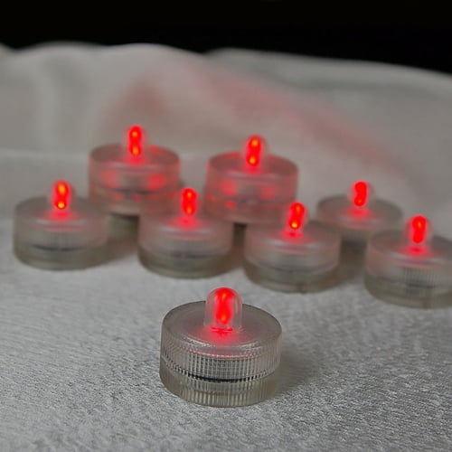 Prom Lights Floralytes Submersible I LED Floral Light 10 Pack Red