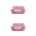 thumbnail image 4 of fastboy Dog Kennel Raised Rim For Optimal Head And Neck Support Washable Dog Bed pink S 2Set, 4 of 6
