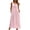 A69 Pink, variant on Mifsaly Cotton Dresses for Women Button Detail Midi Sleeveless Tank Dress Summer Lightweight Loose Fit Sundress with Pockets L