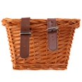 thumbnail image 5 of Wicker Bike Basket Children Bicycle Front Handlebar Mount Basket Hand-Woven Rattan Storage Basket ,S, 5 of 5