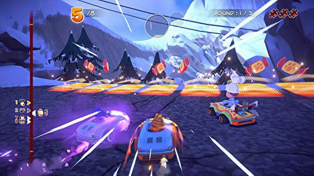 Garfield Bundle - Garfield Kart: Furious Racing + Lasagna Party + Bolsa  Nintendo Switch