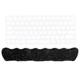 thumbnail image 1 of pitrice Keyboard Pad, Keyboard Wrist Anti-Slip and Sweat-Resistant Design, Comfortable Fabric, for Gaming, Black 35cm, 1 of 6
