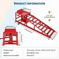 thumbnail image 4 of QinaQin Hydraulic Vehicle Maintenance Ramp Kit (2 Pieces), Low-Profile Car and Truck Lift Ramp, Height Adjustable, 5-Ton Load Capacity, 4 of 7