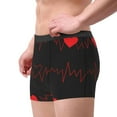 thumbnail image 4 of Kll Cardiogram And Heart Men'S Cotton Boxer Briefs Underwear-Xx-Large, 4 of 9