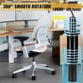 thumbnail image 7 of Office Chair Cylinder Replacement for Steelcase Leap V2 Office Chair, Top Activated Gas Cylinder, 4.5" Height Adjustment, 350N Load Capacity, Black, 7 of 7