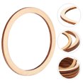 thumbnail image 4 of SHISUYAN 50Pcs Craft Hollow Circle Diy Circle Wood Slices Beige Color For Wedding And Birthday Party Decor, 4 of 9