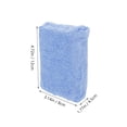 thumbnail image 4 of Shisuyan Dual-Sided Scrub Sponges Car Wash Microfiber Sponge Blue 4Pcs 12X8Cm, 4 of 8