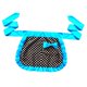 thumbnail image 4 of Delantal de algodón con cintura para servir, 1 bolsillo, para cocina, estilo bistró, con lunares, para mujer Azul, 4 of 7