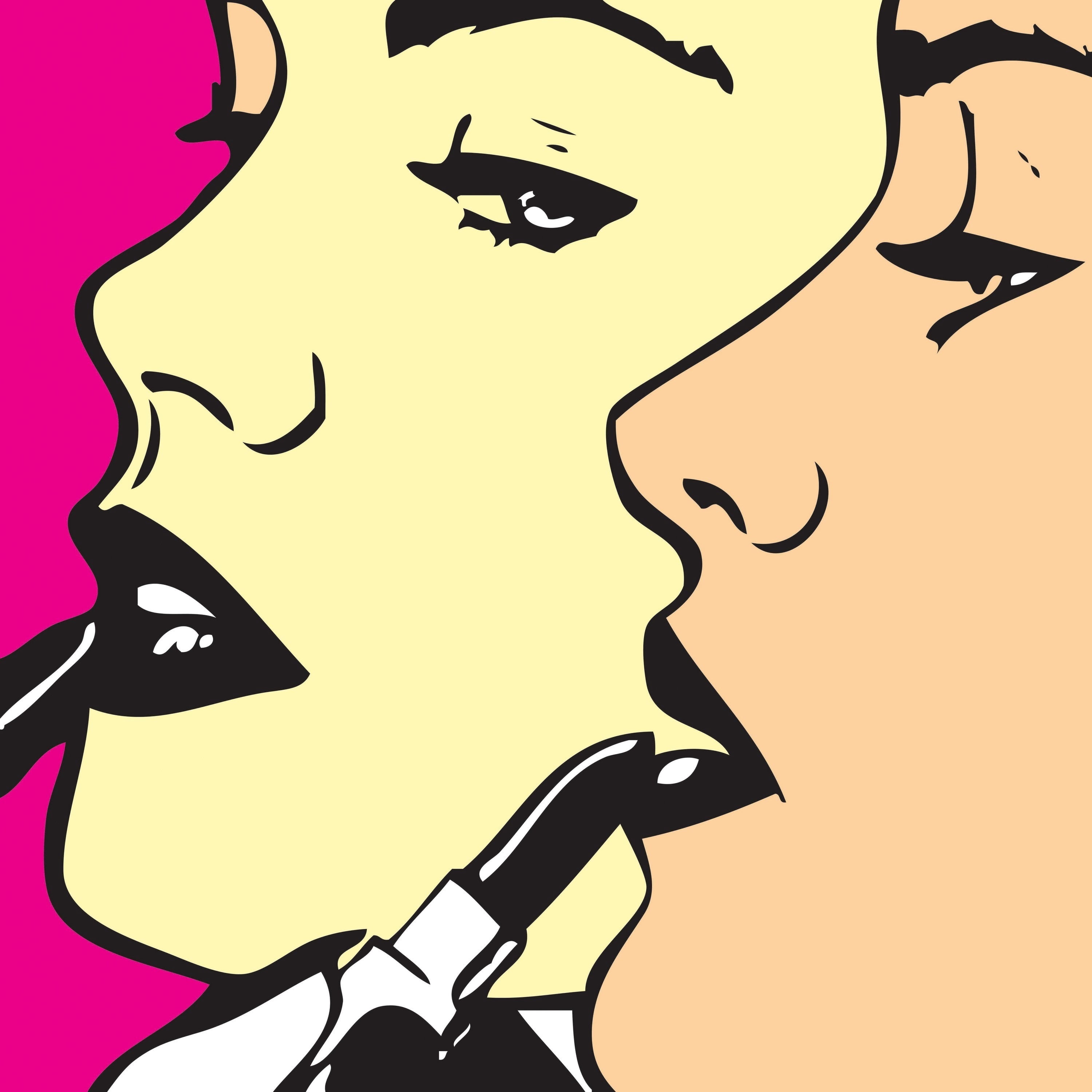 Marmont Hill "Girls 1" Print on Canvas