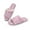 Pink, variant on Soft Indoor Open Toe Slippers Non-slip Sole Lightweight House Slippers Bedroom Home Shoes Cute Turkey Print, Size 12-13