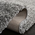 thumbnail image 6 of SAFAVIEH California Plush Solid Shag Runner Rug, Silver, 2'3" x 7', 6 of 13