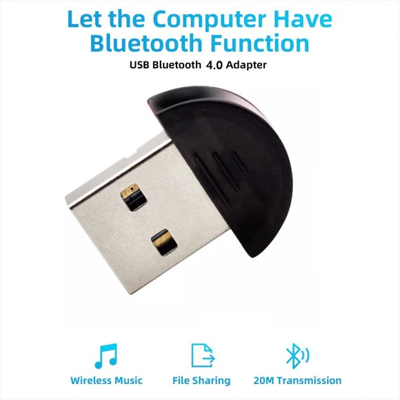 Bkuxy USB Bluetooth 5.0/4.0 Adapter Transmitter Bluetooth Receiver Audio Bluetooth Dongle Wireless Adapter for Computer PC Laptop Desktop