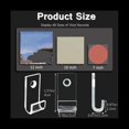 thumbnail image 3 of Vinyl Record Display Shelf Wall Mount,30Pc Minimalist Acrylic Vinyl Holder Wall Record Wall Display Stand for CD Display,30 * Vinyl Record Storage Holder,Transparent, 3 of 6