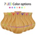 thumbnail image 4 of Btomtd Humidifiers For Bedroom,Air Humidifier,USB Humidifier Electric Wood Grain Essential Oil Diffuser Vase Mist Atomizer LED Sprayer For Home Office Car, 4 of 6