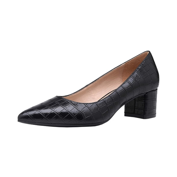 Zapatos DREAM PAIRS DPU212 para mujer con tacones bajos gruesos de bloque