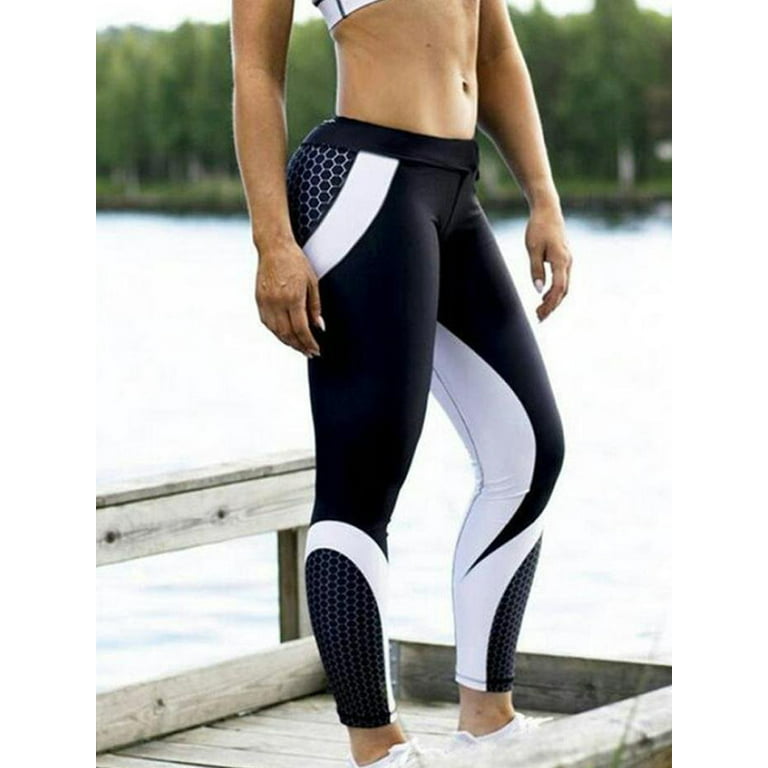 Women's Low Rise Leaf Print Yoga Pants Workout Gym Exercise Athletic Pants  3D Print Leggings for Women