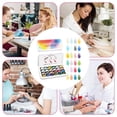 thumbnail image 7 of 24 Colors 50ml Pat Pat Gel Nail Kit, Solid Gradient Painting Gel with Sponge, High Pigment Blending for Home Salon Manicure, DIY Sponge Effect(wwx), 7 of 7