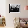thumbnail image 3 of Historic Framed Print, [Kathryn Cravens, flanked by General Eisenhower (r) and Marshal Zhukov, all in military uniform, half-length portrait, facing front], 17-7/8" x 21-7/8", 3 of 9