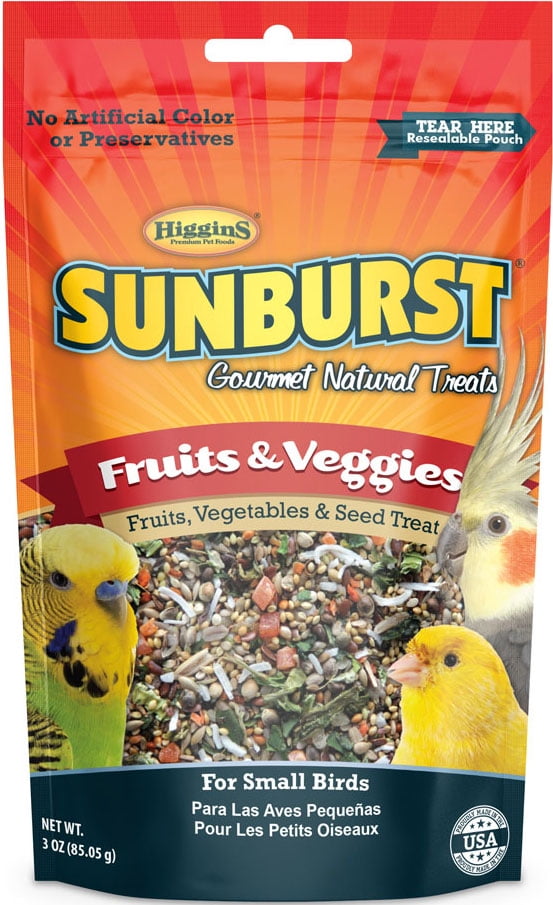 Higgins Premium Pet FoodsSunburst Treats Fruit & Veggies Sm For Small