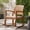 Natural+Cream, variant on Outdoor Sofa, HAMPTON WOOD + WICKER OTTOMAN, Natural+Grey Patio Furniture,Metal & Wood Outdoor Sectional, Garden & Outdoor & Patio Furniture Patio Seating
