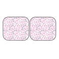thumbnail image 7 of Daiia Cute Rabbit Flower 2PCS Car Windshield Sun Shade, Foldable Sun Shield for Car Front Window, Auto Sun Blocker Visor Protector Universal for Truck SUV Pickup-Large, 7 of 7