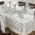 thumbnail image 2 of Saro Lifestyle Burnout Snowflake Design Table Runner, 2 of 3