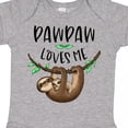 thumbnail image 4 of Inktastic Pawpaw Loves Me Cute Sloth and Baby Boys or Girls Baby Bodysuit, 4 of 5