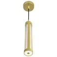 thumbnail image 2 of CWI Lighting Neva 1 Light LED Integrated Metal Chandelier in Satin Gold, 2 of 4