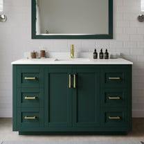 Wyndham Collection Wcf292954s-Qtz-Unsm46 Miranda 54" Free Standing Single Basin Vanity Set