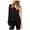 Black, variant on Sanctuary Clothing Womens Solid One Shoulder Blouse, Black, X-Small