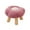 Red, variant on Small Foot Stool Sofa Footstool Multipurpose Comfortable Flower Shape Cartoon Ottoman Under Desk For Bedroom Playroom Bedside Porch Entryway Light red