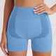 thumbnail image 4 of Pantalones cortos de ciclismo sin costuras para mujer, con cintura alta y efecto fruncido en el trasero, tallas S-XL, ideales para yoga y fitness., 4 of 5
