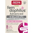 thumbnail image 2 of Jarrow Formulas Fem-Dophilus Advanced Vaginal & Digestive Probiotics 10 Billion CFU With 6 Science Backed Strains, For Vaginal, Urinary Tract, Digestive & Immune Support, 30 Capsules, Shelf-Stable, 2 of 3