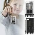 thumbnail image 2 of New Fluorescent Mini Keychain Light With Side Light Strong Light Flashlight V3 Rechargeable Multifunctional Work Light for Power Outages Torch Lights Hiking Gear for Kids Motion Lights Kid Gear Mini, 2 of 3