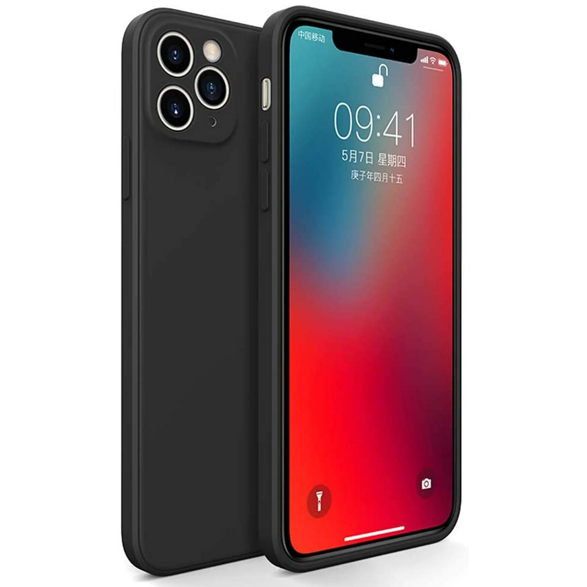 Classic Straight Edge iPhone 11 Pro X XR Xs Max Liquid Silicone