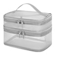 thumbnail image 2 of Bolsa de maquillaje de viaje,Bolsa de cosméticos de doble capa Bolsa de maquillaje grande Bolsa de maquillaje Estándares líderes en la industria Jadeshay A, 2 of 8