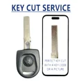 thumbnail image 2 of Uncut Emergency Key Blade Insert For Volkswagen VW Atlas Tiguan Passat Arteon Taos 2 of 6