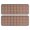 Maroon Pink Yellow Checkerboard, variant on Maroon Yellow Blue Checkerboard Kitchen Rugs Set Of 2, 17"X47" Anti-Fatigue Non-Slip Washable Decorative Mats for Kitchen