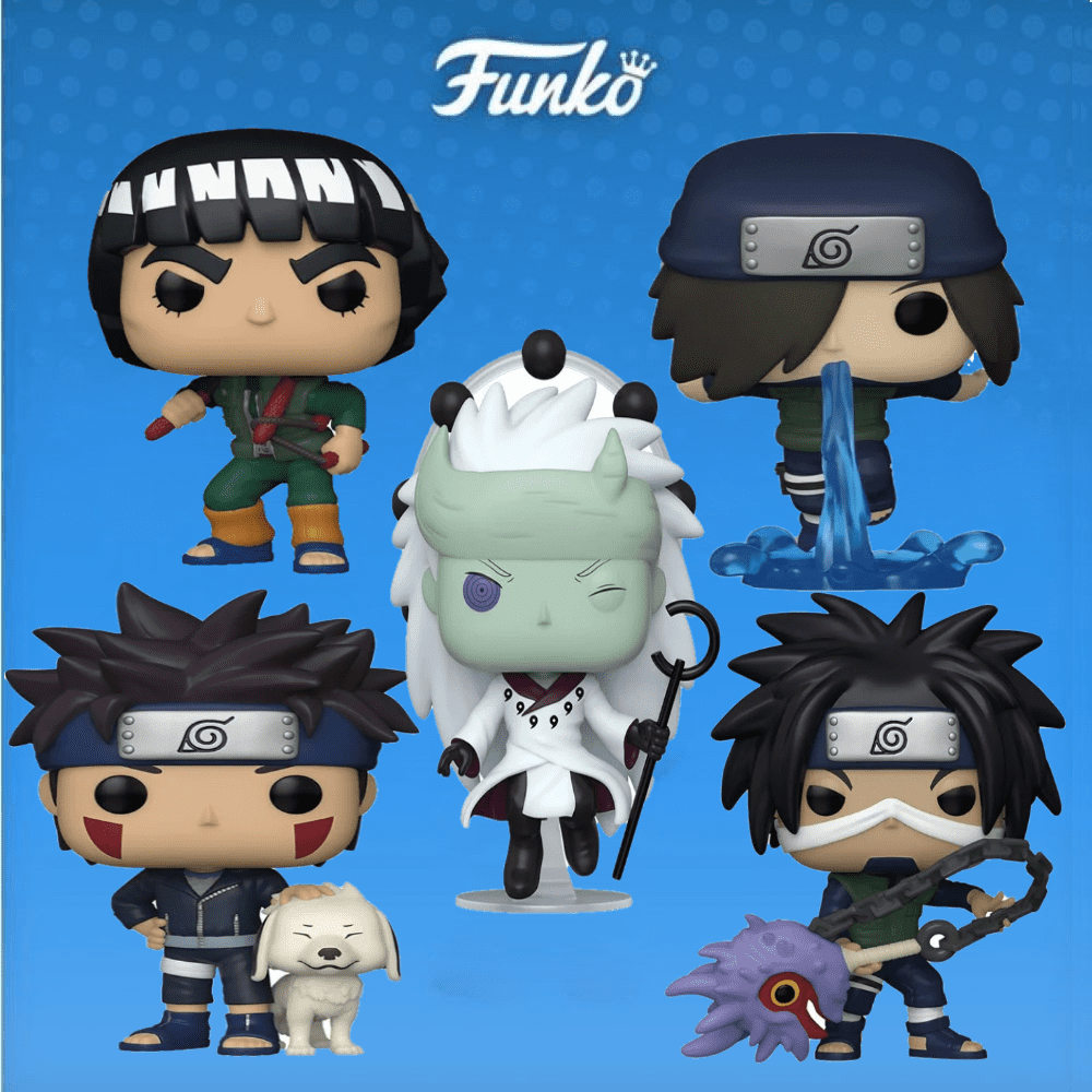 Funko Pop! Animation Naruto Shippuden Set of 5 Vinyl Figures (Kiba