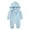 Light Blue, variant on Dpytoraw Boys Cute Clothing Cartoon Girls Hooded Outfits Romper Romper Baby Jumpsuit Girls Romper&Jumpsuit Boys Casual Romper Size 9-12 Months