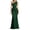 A1-Green1066, variant on Summer Glam Maxi Dress for Women One Shoulder Ruched Waist Solid Satin Formal Party Gown