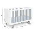 thumbnail image 5 of Suite Bebe Livia Crib, White & Gray, 5 of 10
