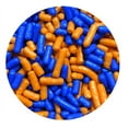 thumbnail image 3 of Sprinkle Deco® Orange and Blue Cake Pop Cookie Cupcake Cakes Semi-Sweet Edible Confetti Decorations Sprinkles Desert Jimmies Toppers, 3 of 3