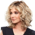 thumbnail image 2 of Jumpingount Peluca de pelo falso a la moda para mujer, aplicaciones amplias, tacto y aspecto Natural, pelo falso a la moda para mujer Cuidado del cabello, 2 of 6