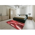 thumbnail image 4 of Ahgly Company Indoor Rectangle Patterned Valentine Red Area Rugs, 8' x 12', 4 of 6