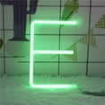 thumbnail image 4 of Letter Neon Lights, LED Neon Night Light Neon Lights Wall Decorative Night Light for Kids Bedroom Battery USB Operated Green, 4 of 6