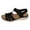 Black, variant on Jsaierl Orthopedic Sandals for Women Dressy Summer Open Toe Sandals Comfortable Arch Support Sandals Walking Beach Sandal Size 5.5