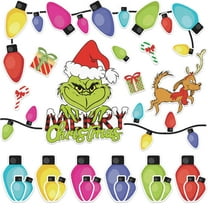 Christmas Yard Signs Stakes Outdoor Decorations - 4PCS Large Xmas Decorations Signs for Holiday Christmas Lawn Garden Pathway Decorations, 6.2inch-15inch