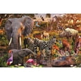 thumbnail image 1 of Pintura de diamantes (DE5445) Cuadro de diamantes de imitación cuadrados DIY Kit de animales de color africano 45x60cm FLhrweasw Nuevo, 1 of 1